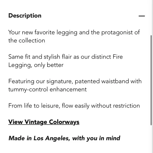 Avocado Solid Black Fire Leggings - Picture 5 of 11